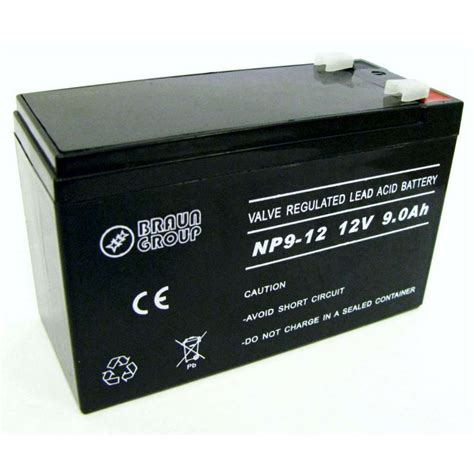 Ups Battery 12v9ah Valve Regulated Lead Acid Ups Fresh Battery Braun Group Acc12v9ah 12v9ah