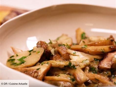 Poêlée de cèpes à lail et au persil facile découvrez les recettes de