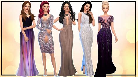 Tuutdesign Sims 4 Formal Dress Cc