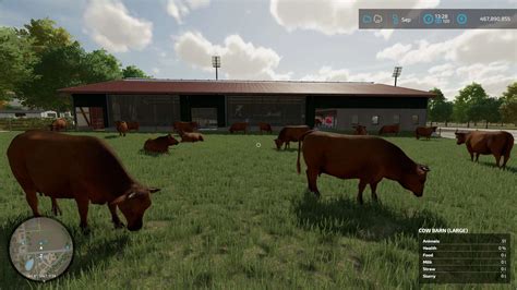 Cow Barn Big V FS Farming Simulator Mod FS Mod