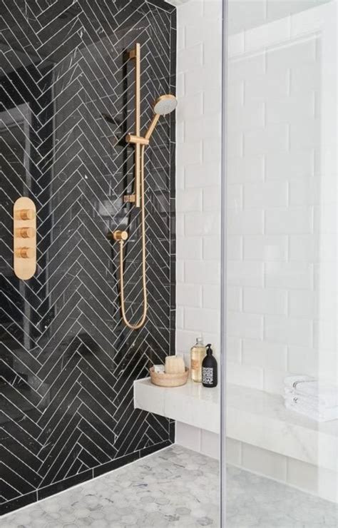 Black And White Tile Bathroom Decorating Ideas 27 Modern Interior