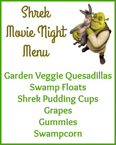 Shrek birthday party food ideas! BentoLunch.net - What's for lunch at our house: Shrek ...