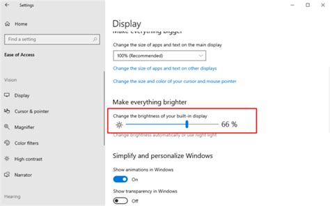 Adjust Brightness And Contrast On Windows 10 Desktop