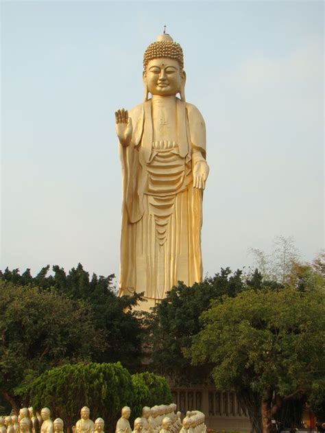 Standing Amitabha Buddha Of Fo Guang Shan Kaohsiung Taiwan Buddha