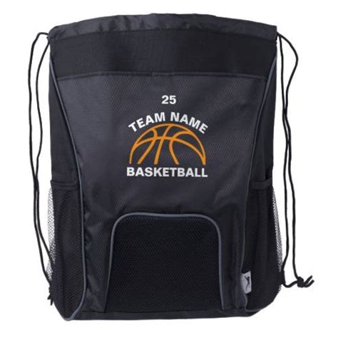 Rwa Sportswear Custom Basketball Team Road Drawstring Backpack
