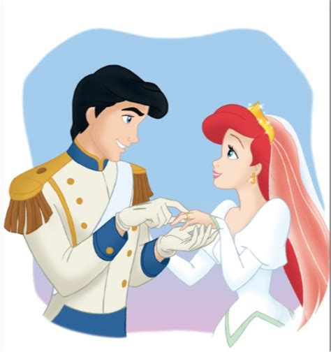 Princess Ariel And Prince Eric Little Mermaid