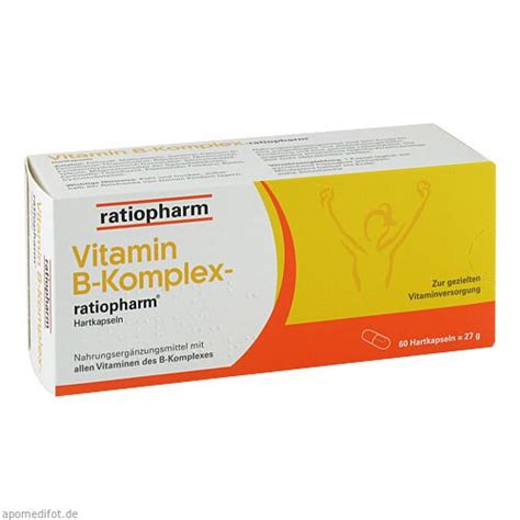 Vitamin B Komplex Kapseln Ratiopharm 60stk Online Kaufen Arzneimittel