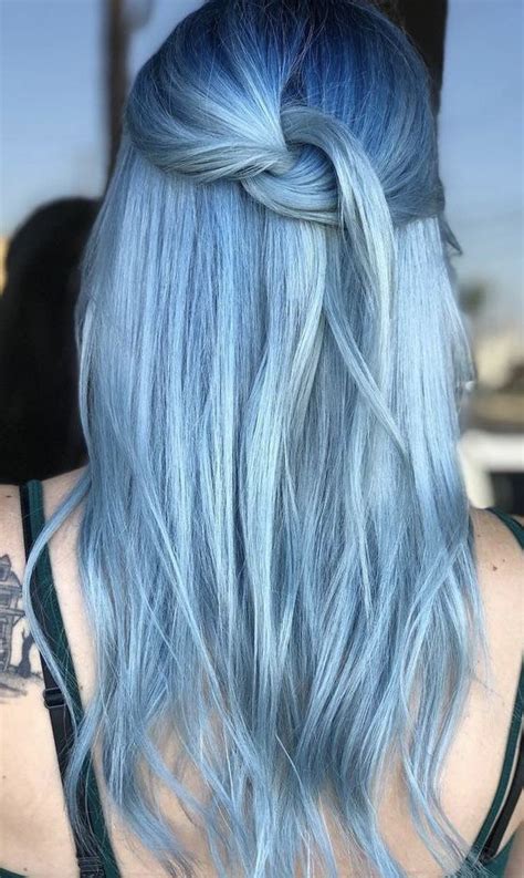 Haircolor Bluehair Baby Blue Hair Hair Color For
