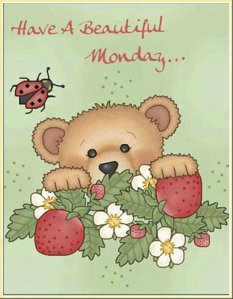 Monday Teddy Bear Images Cute Bears Mondays Child