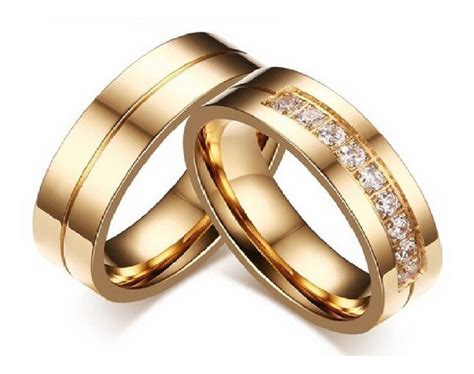 Anillos De Boda Oro 18k Amor Matrimonio Plata Joyas Regalo S 25900