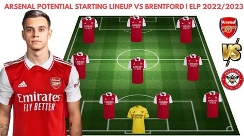 Arsenal Vs Brentford Arsenal Potential Starting Lineup Premier