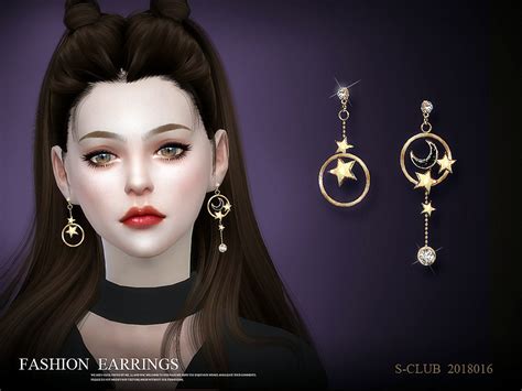 The Sims Resource S Club Ll Ts4 Earring 201816