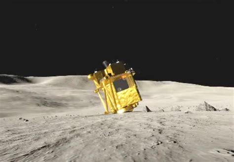 Theres Now A Spacecraft On The Moon Thats Upside Down Make Big Change