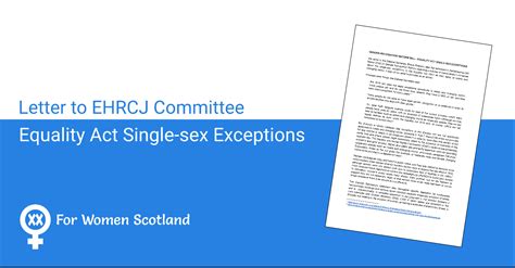 Equality Act Single Sex Exceptions For Women Scotland