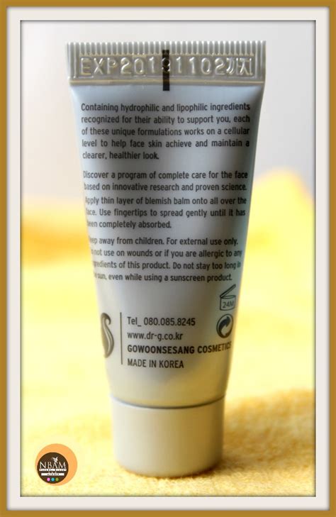 Bb creams—short for beauty or blemish balms—are a hybrid between foundation and skincare. Natural Beauty And Makeup : Dr.G Hydra Intensive Blemish ...