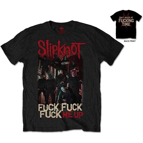 Slipknot T Shirt Fuck Me Up Slipknot