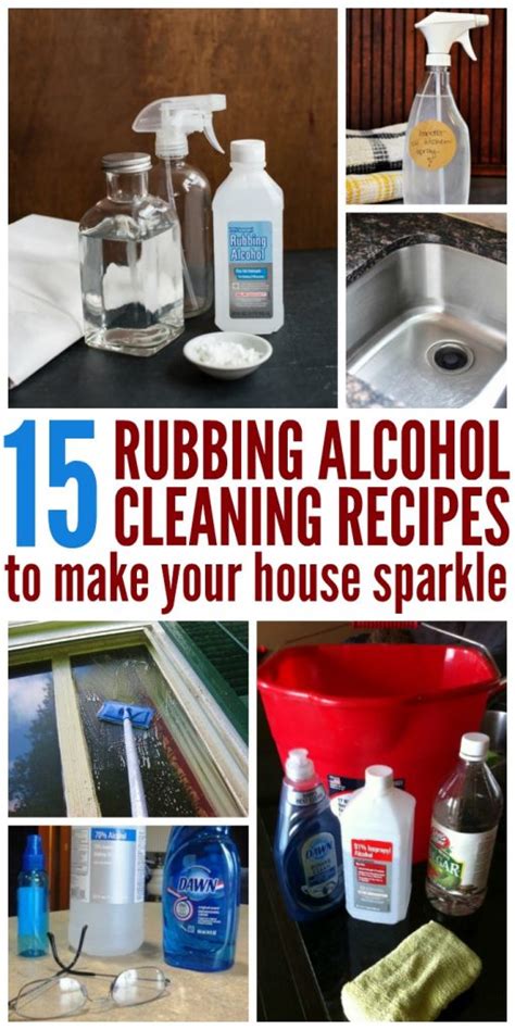 15 Rubbing Alcohol Cleaning Recipes To Make Your House Sparkle