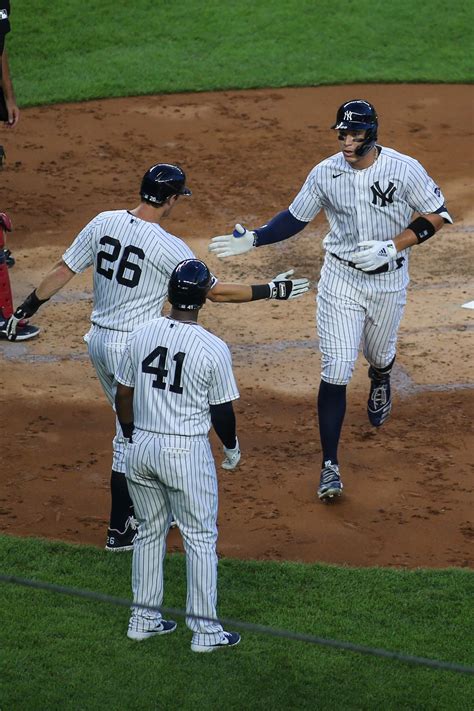 Judges Historic Night Lifts Yankees Over Boston For Three Game Sweep Bronx Times