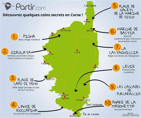 Carte Corse ≡ Voyage Carte Plan