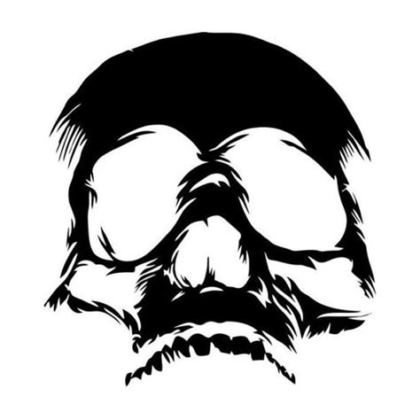 Terrible Evil Skull Face Car Stickers Trivoshop Skull Decal Skull