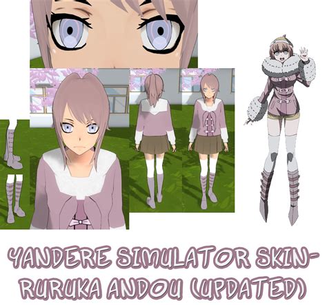 Yandere Simulator Updated Ruruka Ando Skin By Imaginaryalchemist On