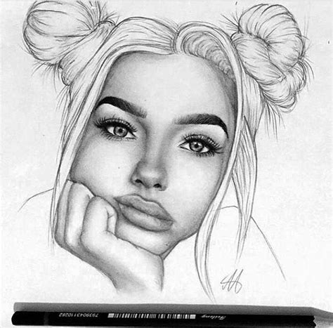 Girl Drawing Sketches Drawing Eyes Pencil Art Drawings Realistic