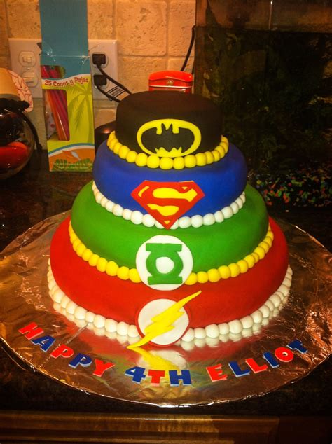 A Super Birthday For Your Little Hero Superhero Birthday Cake