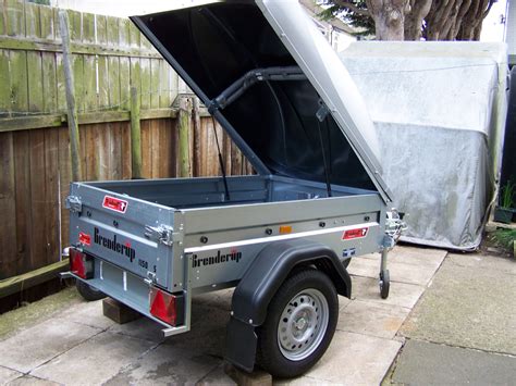Brenderup Trailer For Use With Vw Caddy Solar Camper Gas Struts