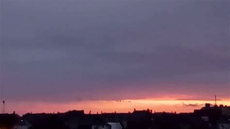 Bizarre Footage Of Sunrise Took Hundreds Picture And Videos Never