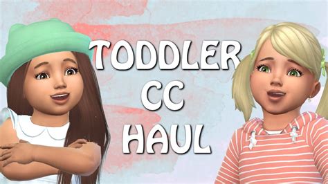 The Sims 4 Toddler Cc Haul Youtube
