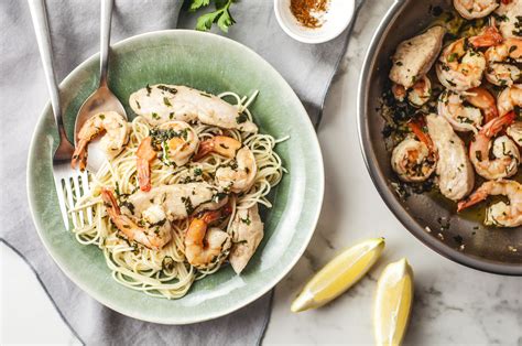 Garlic Chicken And Shrimp Recipe