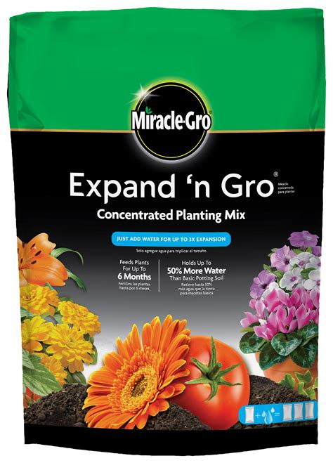We did not find results for: Miracle-Gro® Expand 'n Gro® Concentrated Planting Mix