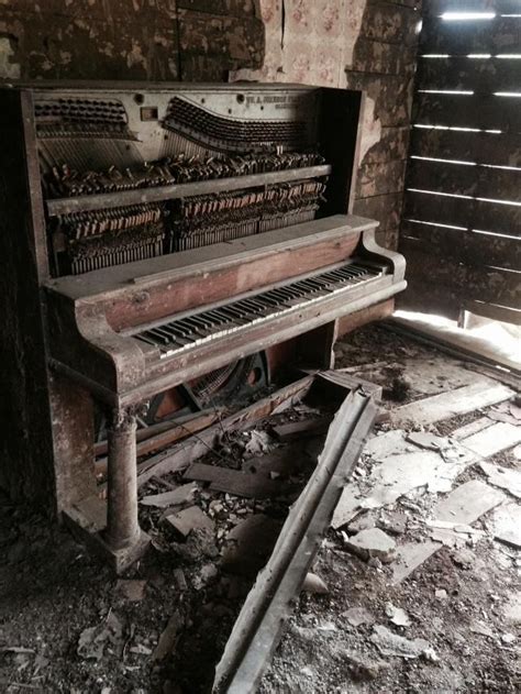 Abandoned Piano Is The Only Thing Left In The House 640 X 852 Oc
