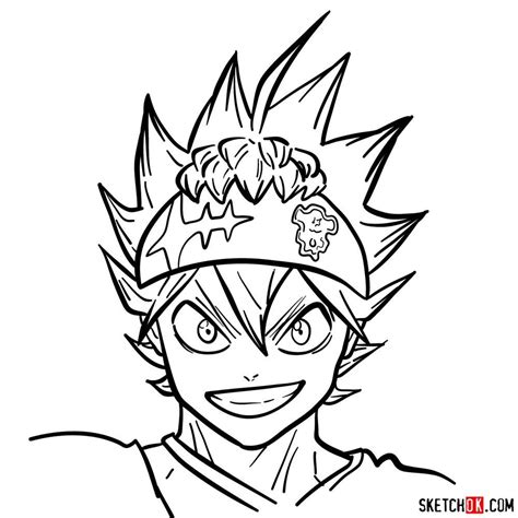 How To Draw Asta From Black Clover Anime Black Clover Anime Best Anime Drawings Anime Drawings