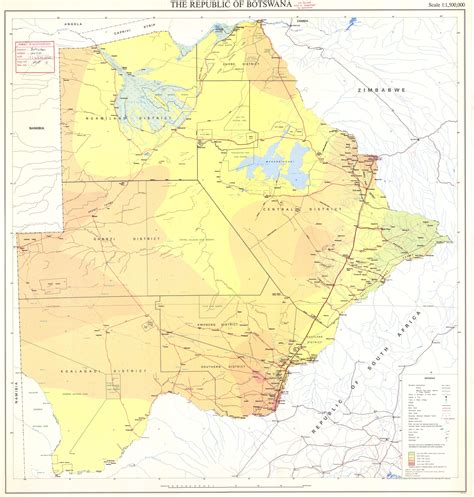 Gect ru Физические карты Ботсваны