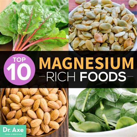 top 10 magnesium rich foods plus proven benefits food blog article by josh axe