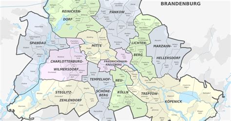 Finde adressen, straßen oder interessante punkte direkt auf der karte für berlin und finde schnell die orte, die du suchst. Karte und plan die 12 bezirke und stadtteile von Berlin