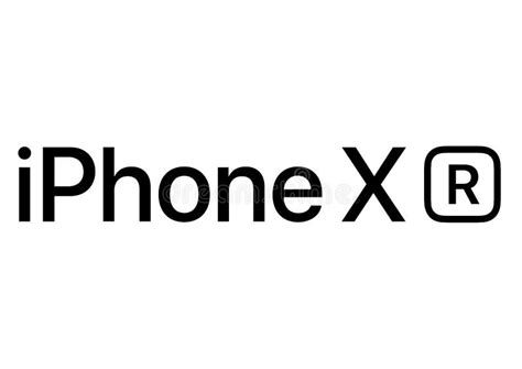 Logotipo De Apple Iphone Xr Fotografía Editorial Ilustración De