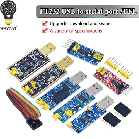 wavgat ft232rl ftdi usb 3 3v 5 5v to ttl serial adapter module for arduino ft232 mini port buy a