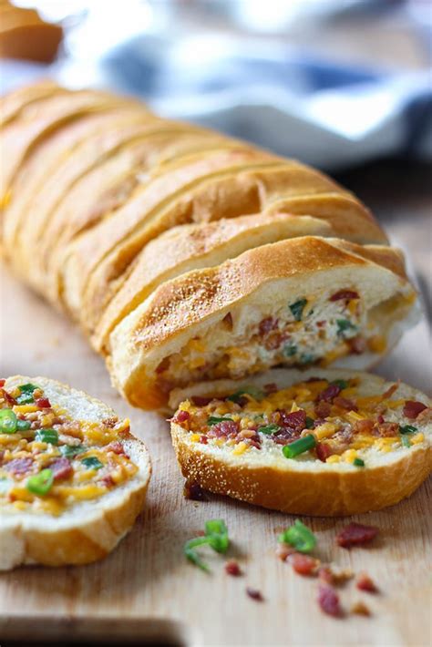 Cheese And Bacon Tear And Share Bread Recipe Bread Poster