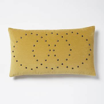 Hotel is located in 5 km from the centre. Studded Velvet Rings Pillow Cover - Horseradish | west elm
