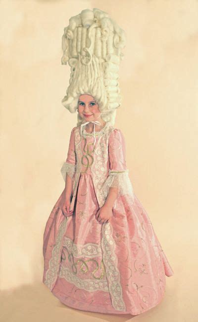 Marie Antoinette Costume Made From Taffeta And Lace Marie Antoinette