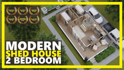 Modern Shed House 2 Bedroom Youtube