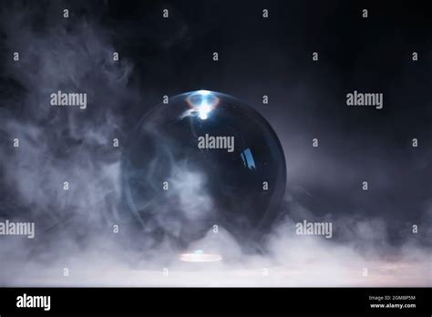 Crystal ball predict the fate. Guessing for the future Stock Photo - Alamy