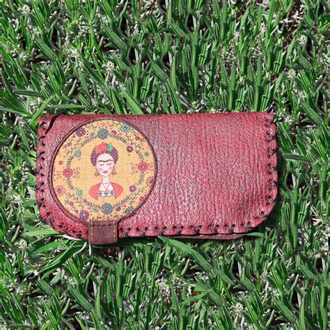 Frida Khalo Vegan Leather Walletvintage Style Walletfrida Etsy