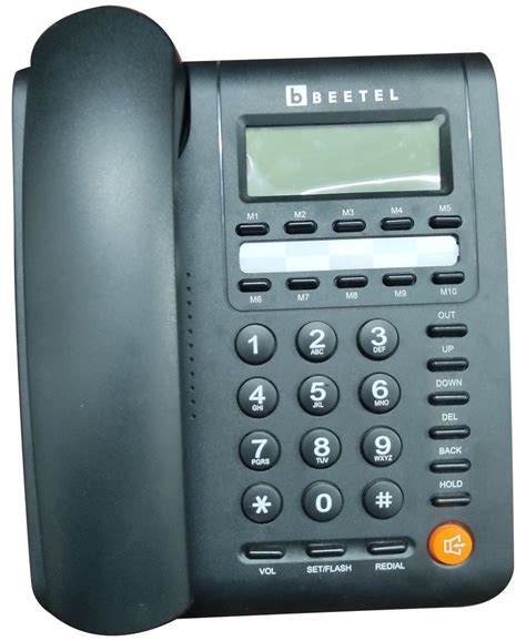 Black Beetel M59 Caller Id Corded Landline Phone For Office At Rs 899