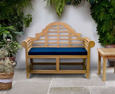 Lutyens Style Teak 2 Seater Garden Bench 135m By Jati