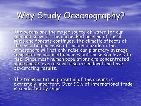 Ppt What Is Oceanography Powerpoint Presentation Free Download Id