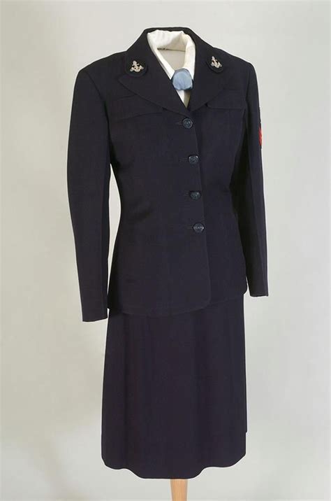 1943 America Us Navy Waves Uniform Designed By Mainbocher Wwii