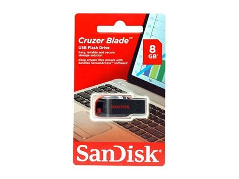 Sandisk 8gb Cruzer Blade Cz50 Usb 20 Flash Drive Sdcz50 008g B35